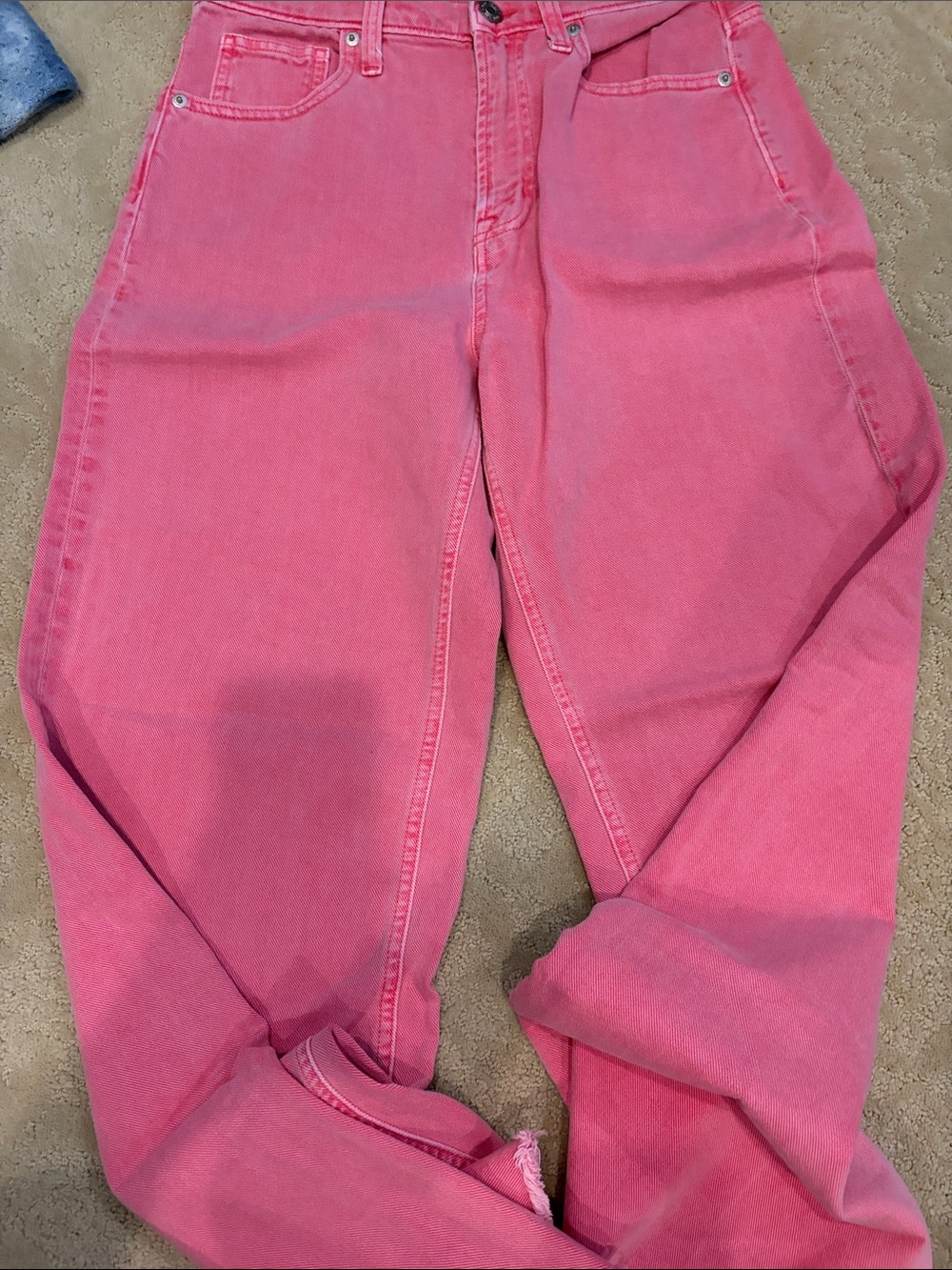 GAP Women's Pink High-Rise Jeans